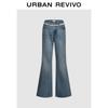 UR Women's Embroidered Flare Denim Jeans