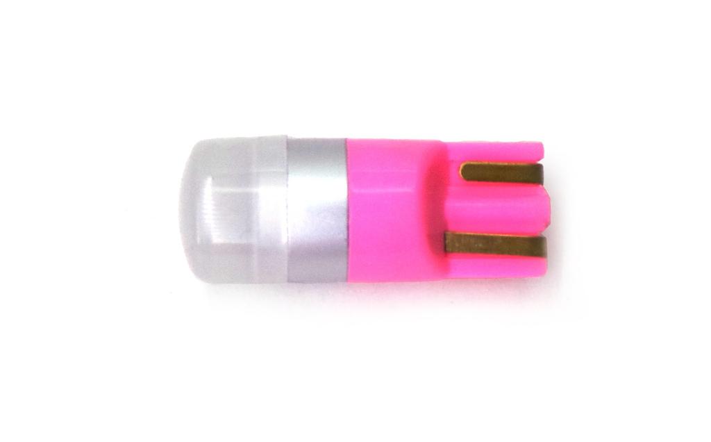 6 Pcs T10 LED Bulb, W5W 12V CANBUS 190lm Pink