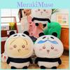 Chiikawa Panda Plush Toy Doll With Soft Pp Cotton Filling For Kids' Bedroom Decor