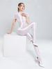 Sexy Women Zipper Open Crotch Catsuit High Elastic Bodysuits Shiny See Through One-Piece Thong Yoag Shaping Laotard Maid Tights