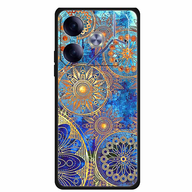 For Tecno Pova 6 Phone Case 6.78" Animal Black Silicone Soft Back Cover Cases For Tecno Pova 6 Case Pova6 Coque Funda Shockproof