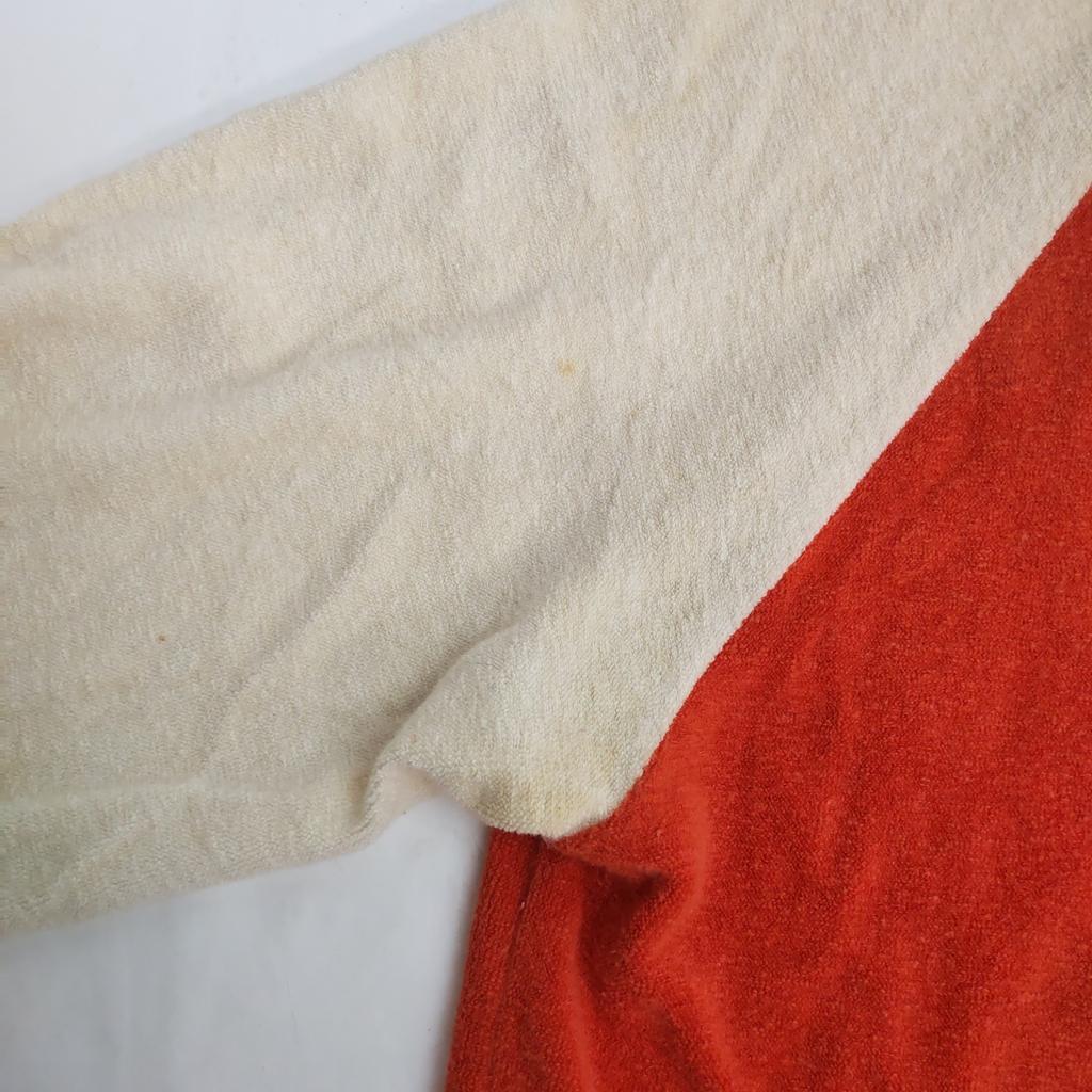 Armani Jeans Kenevir fermuarlı bluz MISURA-M erkek turuncu×fildişi ceket(KULLANILMIŞ)