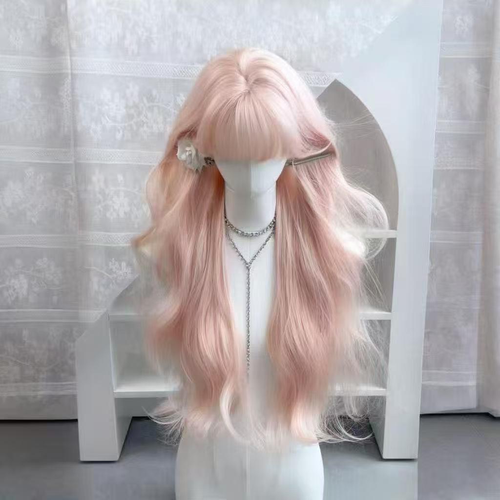 Wielobarwna damska peruka: Puszysty, Wszechstronny, Łatwy w pielęgnacji, Idealny do noszenia na co dzień lub na Halloween