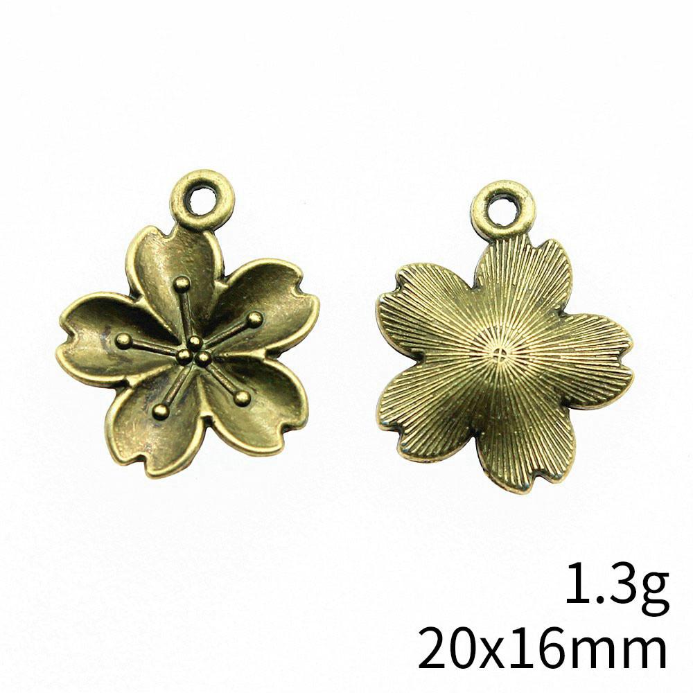 Gifts For Women Charms Italian Bracelet Small Flower Charms Pendant Ornaments For Home Phone Pendant