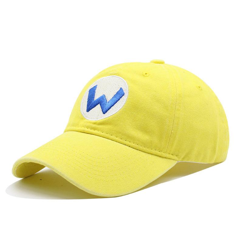 Men's and women's embroidered cartoon baseball caps, casual outdoor travel duckbill caps