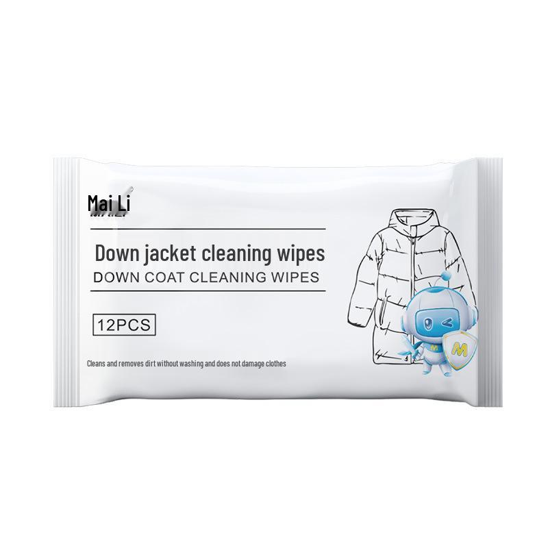 Portable Stain Removal and Degreasing Wipes for Clothing, Shoes, and Jackets