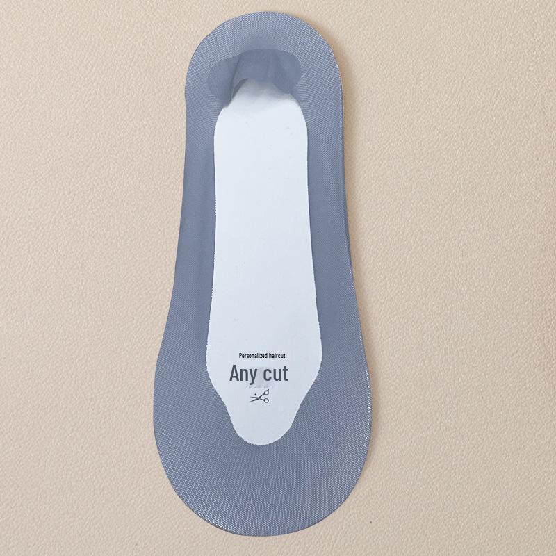 

Женские ультратонкие нескользящие невидимые носки-лодочки - Чистый хлопок, Не сползают с пятки, Идеально подходят для туфель на высоком каблуке One Size