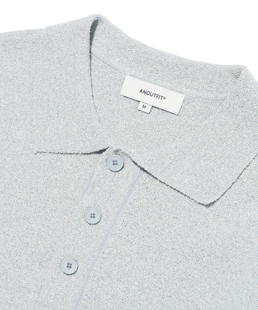 AOTT Curly Long Sleeve Knit Sky Blue