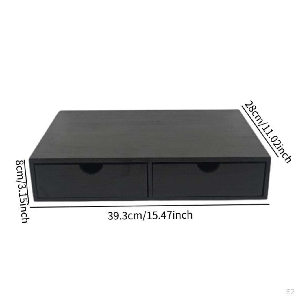 Coffee Capsule Holder Box Featuring Two Drawers for Bar and Office