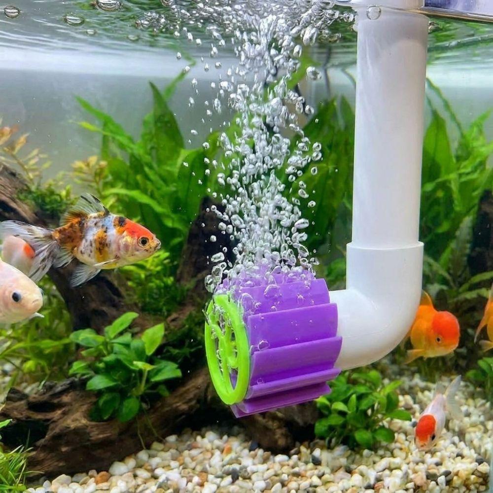 20/25/32 MM Tank Outlet Water Flow Diffuser Fan Aquarium Rotary Pump Head  Fish Tank Filtration