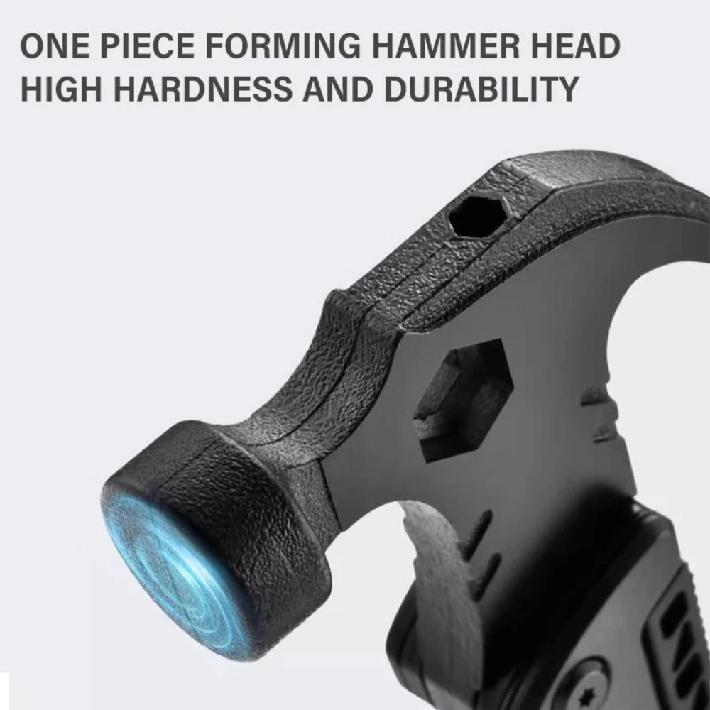 Portable Multifunctional Plier Tool Claw Hammer Stainless Steel Tool Outdoor Survival Wire Cutter Camping Knife Wrench Hand Tool