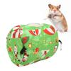 Small Pet Hanging Tunnel Hamster Winter Warm Hammock Cage for Sugar Glider HedgehogHanging Tunnel Green