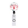 Scroll Badge Glass Id Holder Badge Holder 3 * 8cm Life Badge For Office Use Mental Health Healthcare Worker