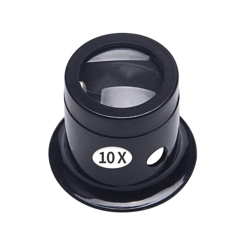 Eye Clip Magnifier Glass Lens: 3/5/10/15/20X Watch Repair Tool