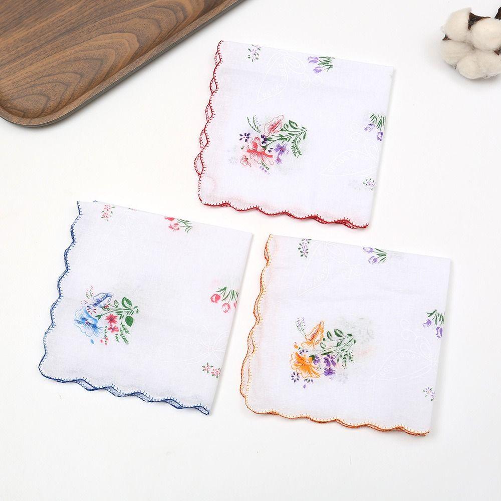 12 Pack Cotton Handkerchiefs Pure Cotton Pure Cotton Handkerchiefs Wedding Supplies