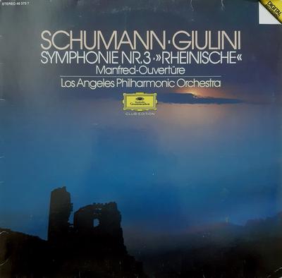 LP Record ROBERT SCHUMANN CARLO MARIA GIULINI - Symphony No. 3 "Rhenish" / Manfred  463737 Deutsche Grammo 1983 Germany Classical Used