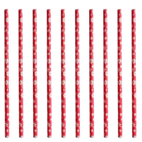 Straws Food Grade BPA Free Holiday Vibrant Color Party Decorative Drinking