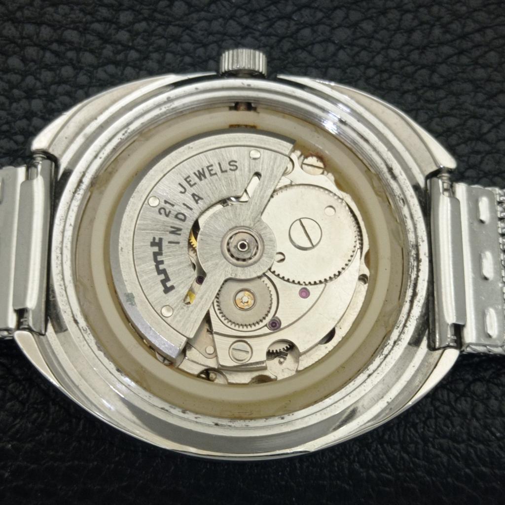 HMT RAJAT AUTOMATIC INDIAN 6501 MENS VINTAGE ORIGINAL DIAL WATCH a703255-1 R213a-a703255