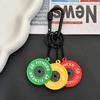 Mini Barbell Plates Key Chain 3-in-1 Fitness Series Pendant  Bodybuilder
