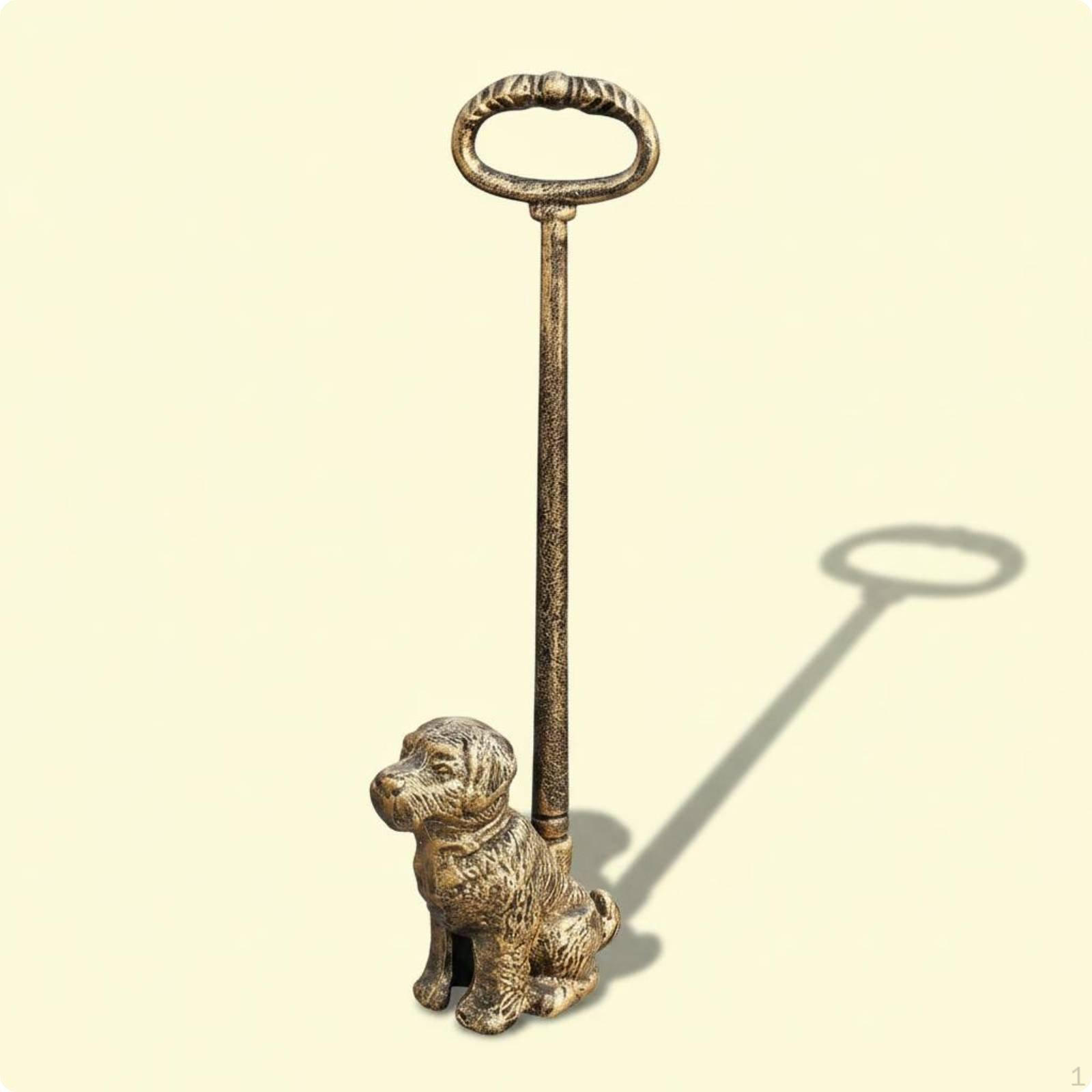 Cast Iron Dog Door Stop No