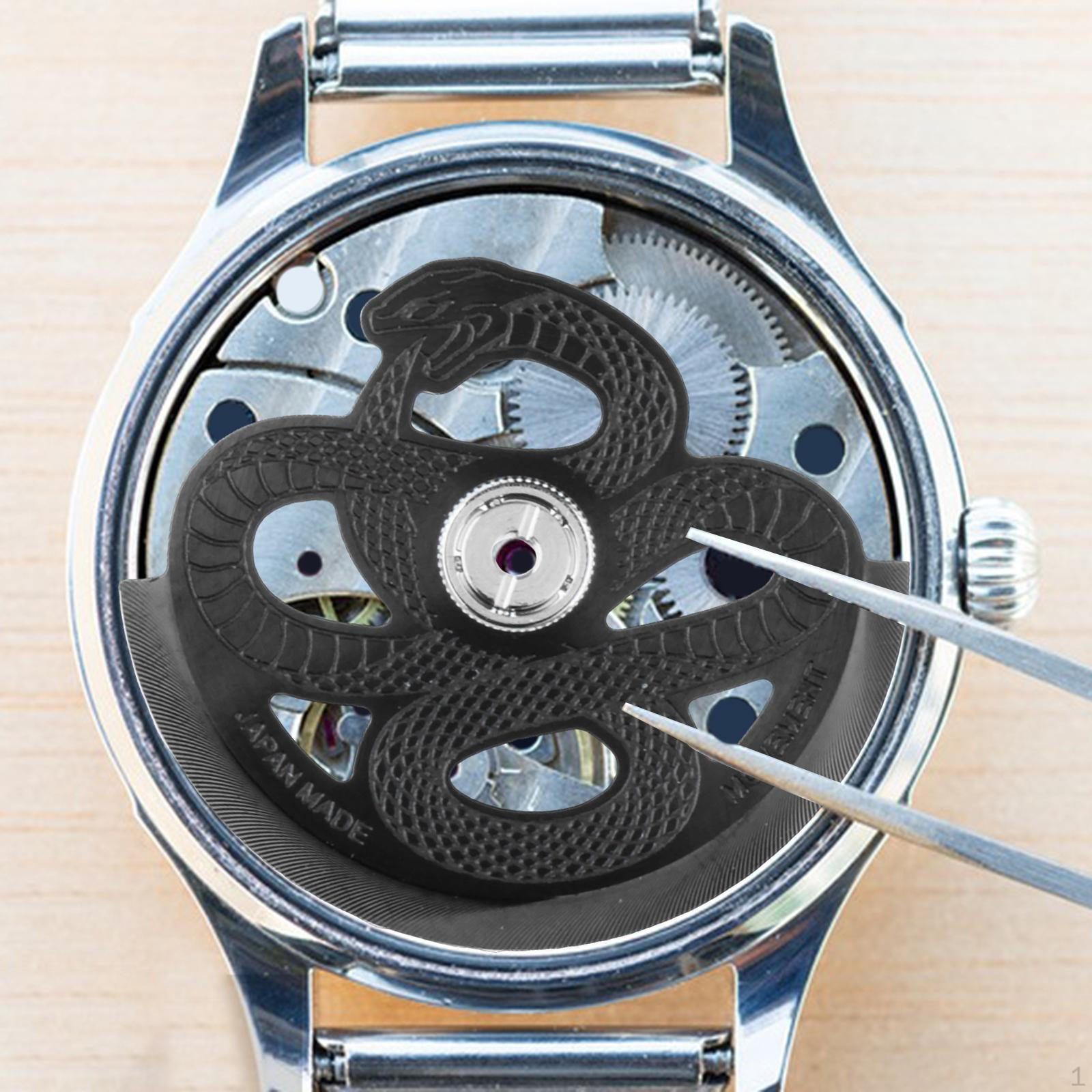 

Механизм часов-змеи Ротор Автоматический Легкий Металлический для Механических Часов Black