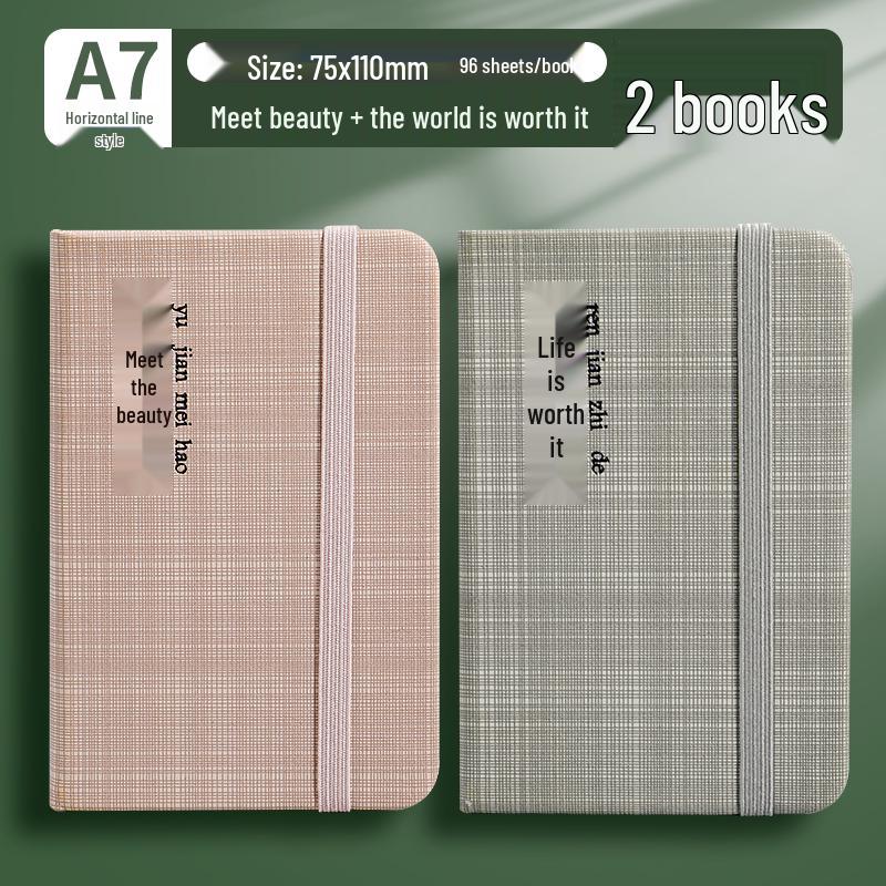 A7 Mini Pocket-Sized Notebook: Portable, Simple, and Perfect for Students