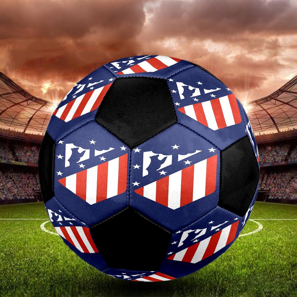 Atlético Madrid Theme Size 5 Soccer Ball, Suitable for Both Indoor and Outdoor Matches, a Gift Suitable for Everyone.