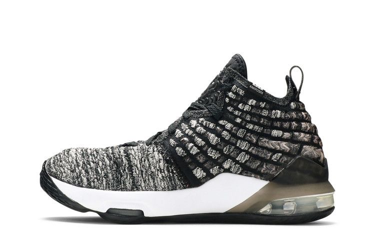 Nike LeBron 17 Black White (GS)
