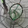 1Pcs Collapsible Steel Wire Nylon Net Fish Cage Mesh Fine Trap For Crab Shrimp And Crayfish Fishing Tackle Outdoor Enthusiasts