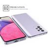 360 Full Body Protection Čiré pouzdro pro Samsung Galaxy A53 A33 A73 A22 A13 A32 A52 A12 A51 S21 Plus S22 Ultra průhledný silikonový oboustranný kryt