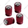 Auto CNC Aluminium UK Flagge Emblem Für Mini Cooper Jaguar Land Rover Ford Opel Honda Nissan 4 Stück Reifenventil Luftanschluss Ventilnadelkappe