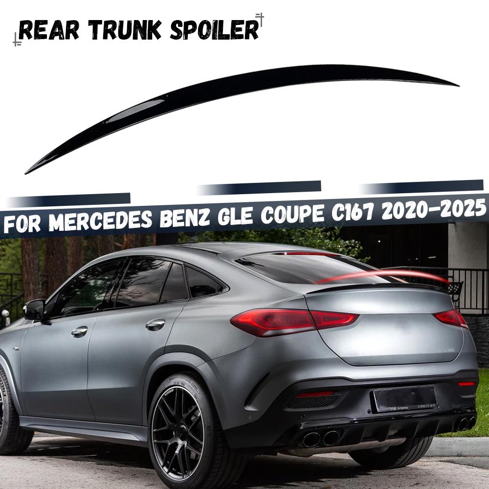 For Mercedes Benz GLE Coupe C167 GLE350 GLE450 GLE53 AMG 2020 2021 2022 2023 2024 2025 Car Rear Trunk Roof Lip Spoiler Wing