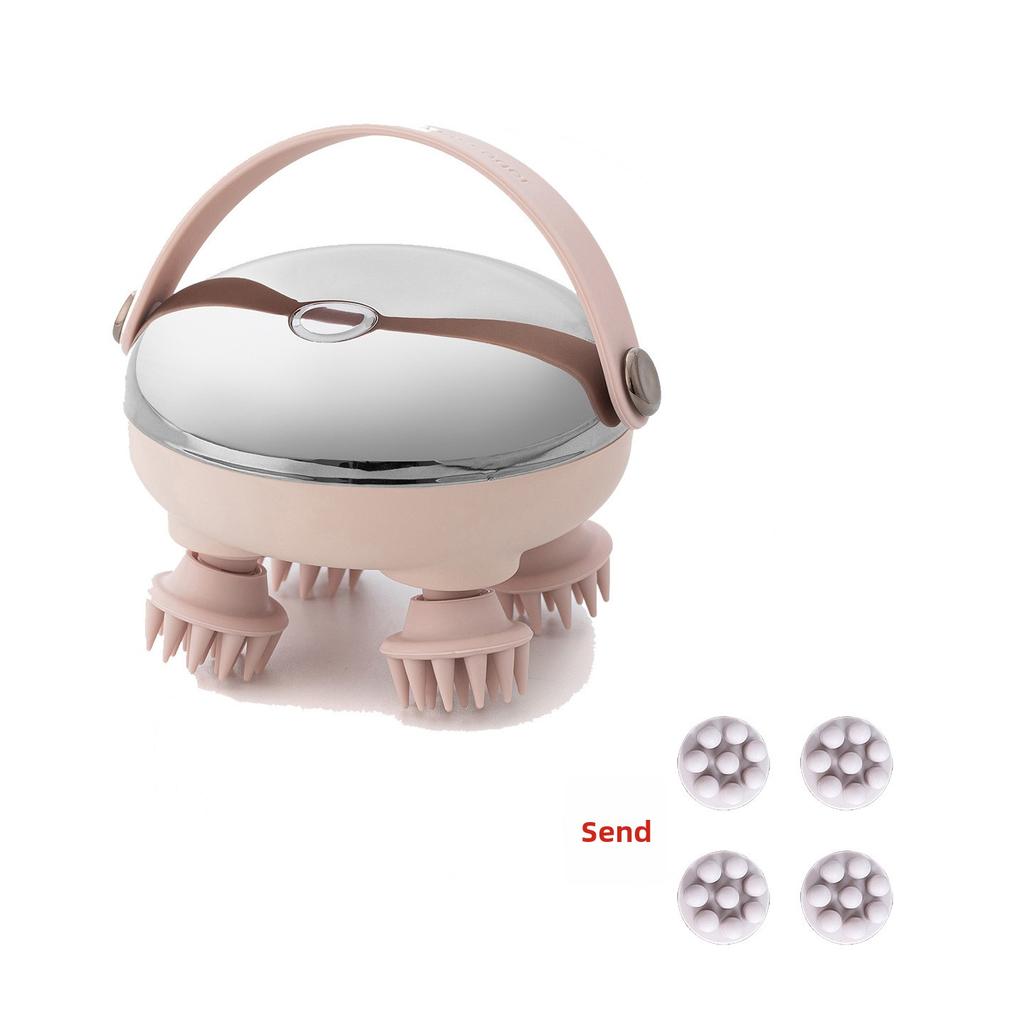 Head Massage Instrument Rechargeable Head Massager Scalp Stress Relax Body MassageWaterproof Handheld Hair Scalp massager