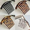Plastic Ushaped Hairpin With Seven Tines For Lazy Bun Styling Women