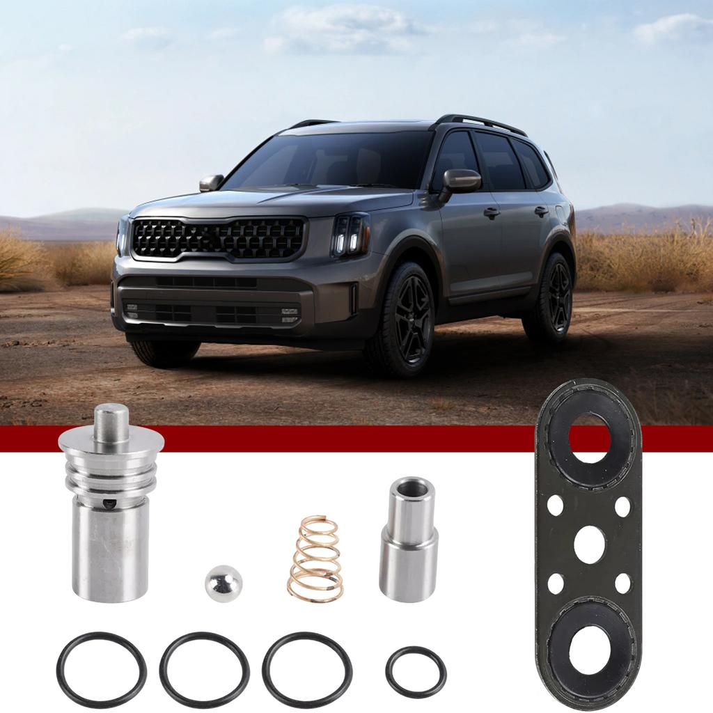 Transmission Cooling System Upgrade Kit Replace STL010 Cooler Bypass Valve Upgrade Kit with Bypass Gasket for 6L80 8L80 8L90E