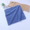 Candy Stripe Coral Fleece Absorbent Face Towel - Lint-Free Souvenir Gift, Ideal for Douyin & Kuaishou Live Streams. Small Square Towel.