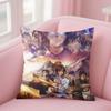Cartoon A-Star The Legend Korra Pillow Case Square Double-Sided Printing Short Plush Sofa Cushion Cover Bedroom Bedside Pillow