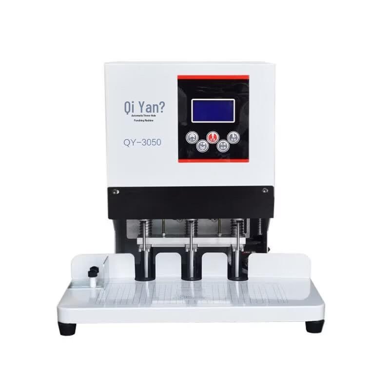 Qiyan QY-3050 Electric 3-Hole Puncher CN Plug (adapter Included)