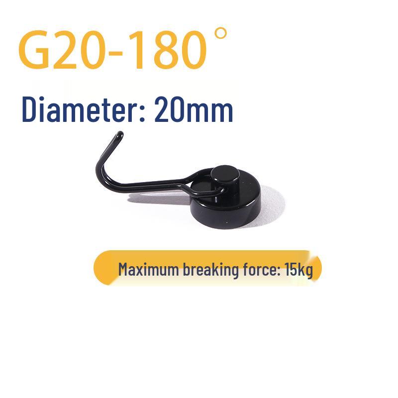 Strong Neodymium Rotating Hook: Powerful No-Drill Magnetic Mount