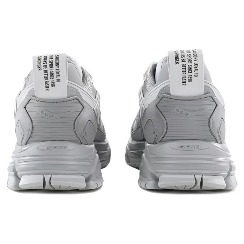 Saucony Leather Retro Casual Shock Absorbing Non-Slip Wear-Resistant Low-Top Running Shoes Unisex Running Shoes Light-Gray Dark-Gray S79044-6