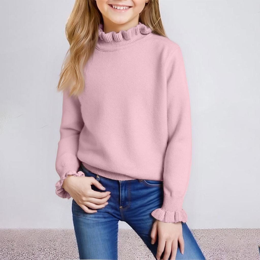 Children's Fashion Casual Cardigan Knitted Long Sleeve  Top