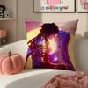 Fantasy Anime DDivine Seal Throne Cushion Cover Pillowcase Short Plush Invisible Zipper Room Sofa Cushion Cover