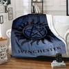 Movie Supernatural - Evil Power Printed Blanket, Fashion Warm Flange Blanket, Picnic Blanket, Bed Blanket, Birthday Gift