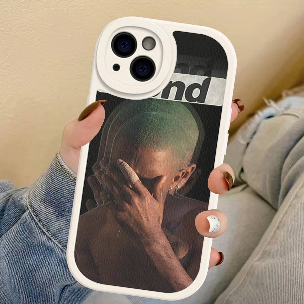 

F-Frank Singer Ocean Phone Case For IPhone 16 15 14 11 12 13 Pro Max Plus Back Leather Shell iphone XS