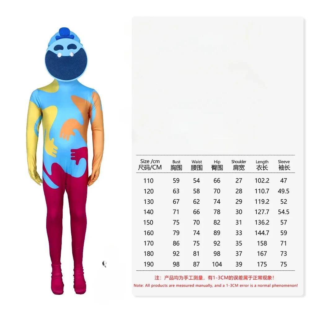 New Halloween Costume Cosplay Blue Mouth Monster Poppy S Play Time Games Jumpsuit Green Dinosaur Lion Carvinal Kids Pa
