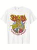 Cartoon-Print T-Shirt Rundhals Kurzarm Lässig Damen Normale Länge Alle Jahreszeiten Polyester Strickstoff