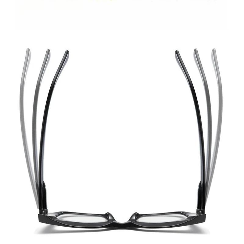 Thick Large Frame Reading Glasses Fashionable Rainbow Color Presbyopia Glasses for Women Anti Blue Light Clear Lens Eyewear