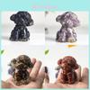 Teddy Hund Figur Harz Kunst Kristall Dekoration Für Geschenk Und Heimdekoration