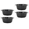 4Pcs Mini Flan Mold Round Pudding Baking Nonstick 4in Pumpkin Cake Pans for Bakery