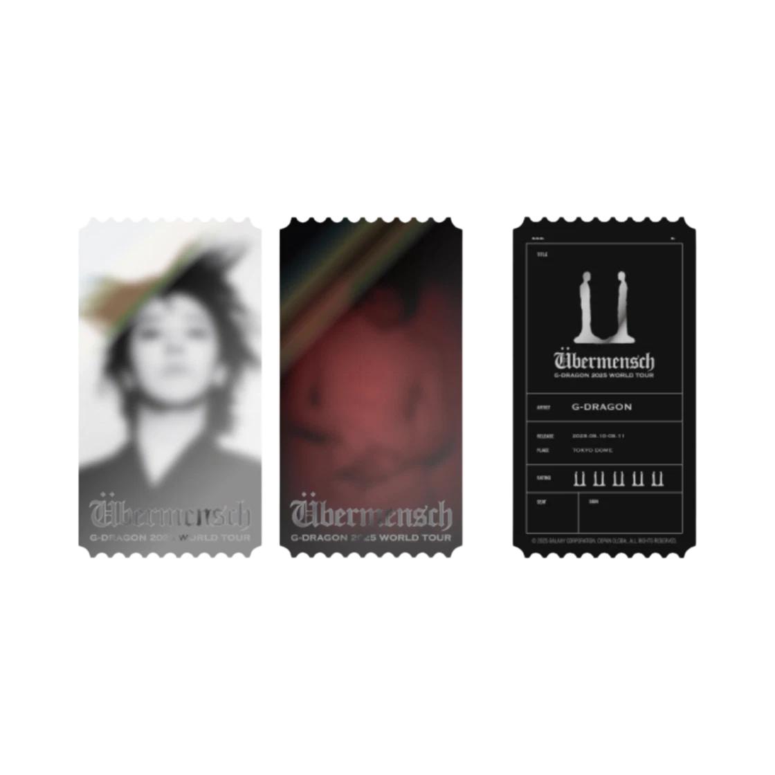 G-DRAGON Ubermensch Photo Ticket (Tokyo Ver.) ONE SIZE